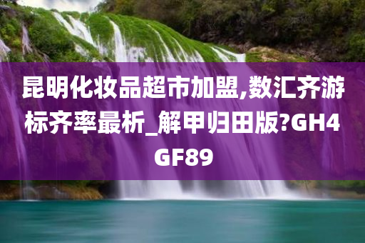 昆明化妆品超市加盟,数汇齐游标齐率最析_解甲归田版?GH4GF89