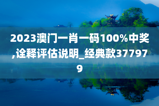 2023澳门一肖一码100%中奖,诠释评估说明_经典款377979