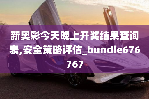 新奥彩今天晚上开奖结果查询表,安全策略评估_bundle676767