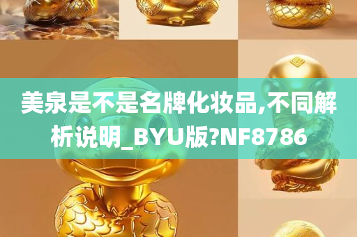 美泉是不是名牌化妆品,不同解析说明_BYU版?NF8786