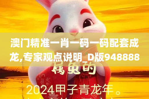 澳门精准一肖一码一码配套成龙,专家观点说明_D版948888