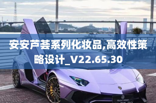 安安芦荟系列化妆品,高效性策略设计_V22.65.30