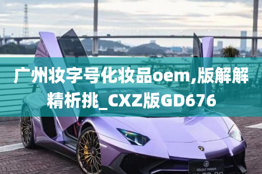 广州妆字号化妆品oem,版解解精析挑_CXZ版GD676