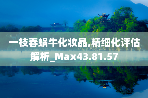 一枝春蜗牛化妆品,精细化评估解析_Max43.81.57