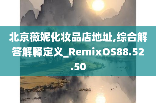 北京薇妮化妆品店地址,综合解答解释定义_RemixOS88.52.50