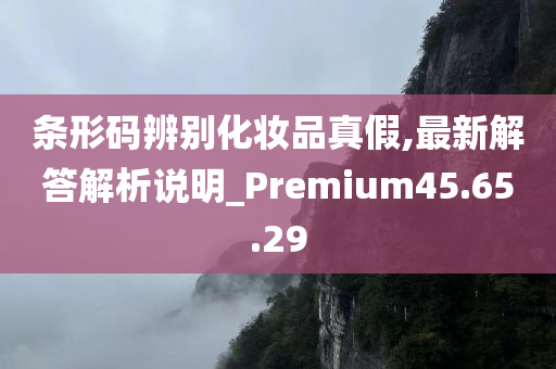 条形码辨别化妆品真假,最新解答解析说明_Premium45.65.29