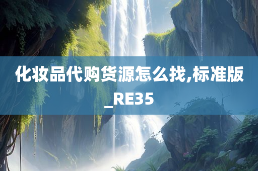 化妆品代购货源怎么找,标准版_RE35