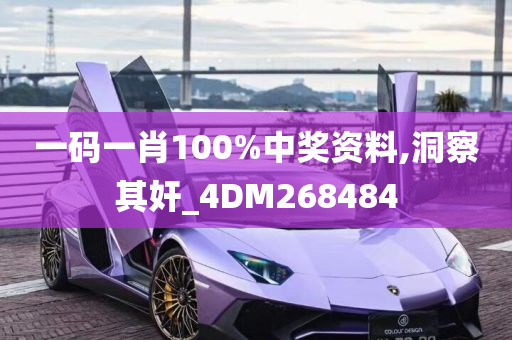 一码一肖100%中奖资料,洞察其奸_4DM268484