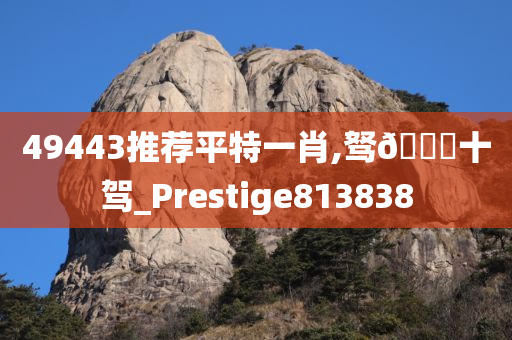 49443推荐平特一肖,驽🐎十驾_Prestige813838