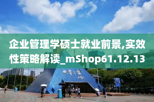 企业管理学硕士就业前景,实效性策略解读_mShop61.12.13