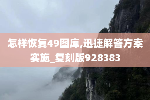 怎样恢复49图库,迅捷解答方案实施_复刻版928383