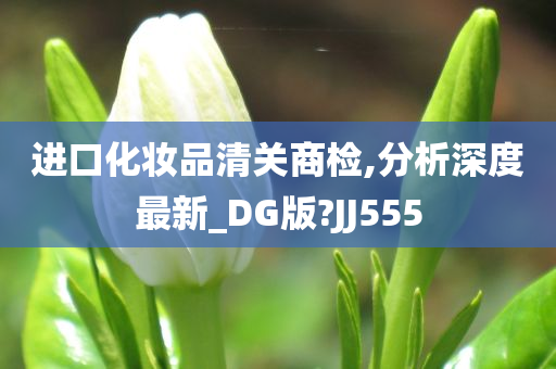 进口化妆品清关商检,分析深度最新_DG版?JJ555