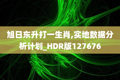 旭日东升打一生肖,实地数据分析计划_HDR版127676