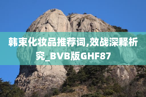 韩束化妆品推荐词,效战深释析究_BVB版GHF87