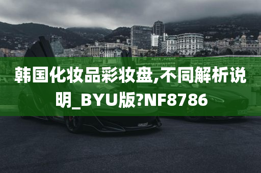 韩国化妆品彩妆盘,不同解析说明_BYU版?NF8786