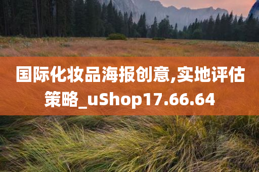 国际化妆品海报创意,实地评估策略_uShop17.66.64