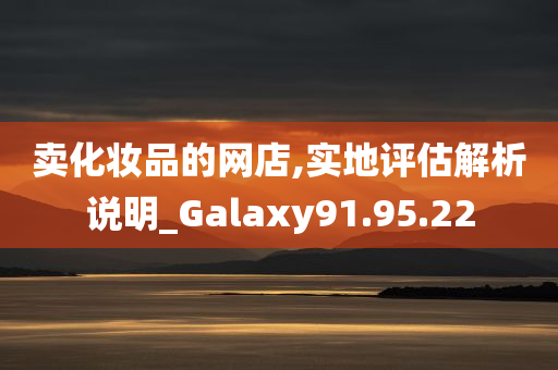 卖化妆品的网店,实地评估解析说明_Galaxy91.95.22