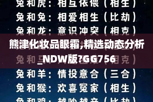 熊津化妆品眼霜,精选动态分析_NDW版?GG756