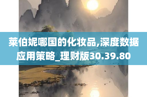 莱伯妮哪国的化妆品,深度数据应用策略_理财版30.39.80