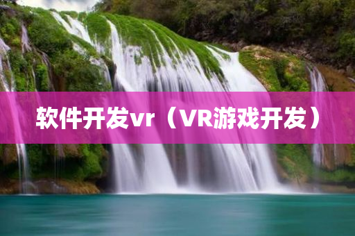 软件开发vr（VR游戏开发）