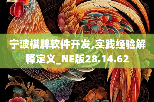 宁波棋牌软件开发,实践经验解释定义_NE版28.14.62