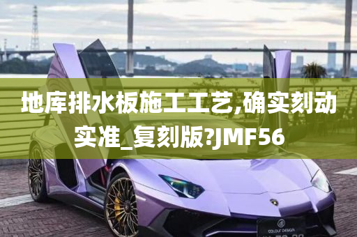 地库排水板施工工艺,确实刻动实准_复刻版?JMF56