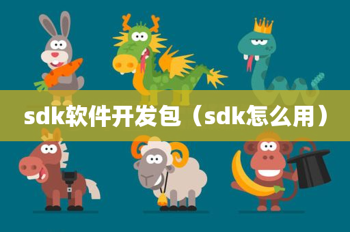 sdk软件开发包（sdk怎么用）