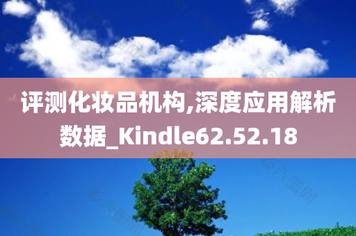 评测化妆品机构,深度应用解析数据_Kindle62.52.18