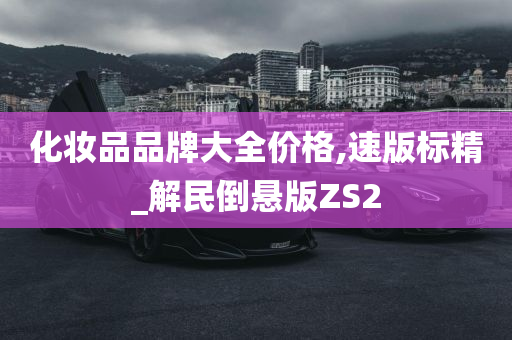 化妆品品牌大全价格,速版标精_解民倒悬版ZS2