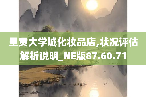 呈贡大学城化妆品店,状况评估解析说明_NE版87.60.71