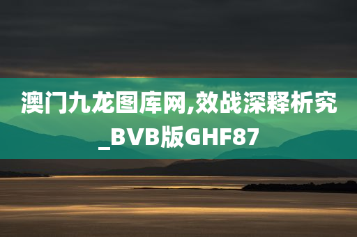 澳门九龙图库网,效战深释析究_BVB版GHF87