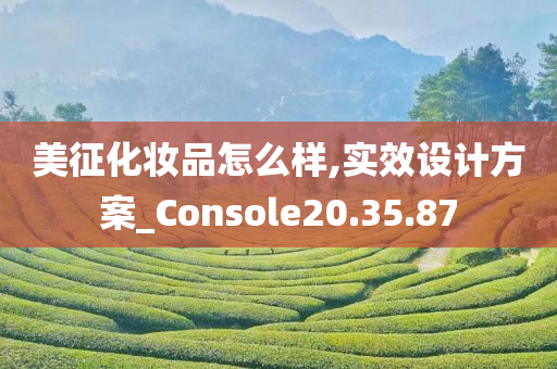 美征化妆品怎么样,实效设计方案_Console20.35.87