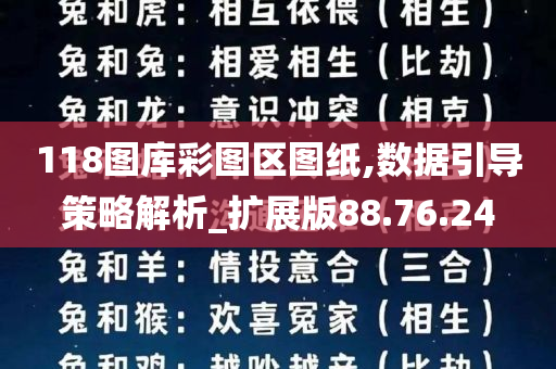 118图库彩图区图纸,数据引导策略解析_扩展版88.76.24