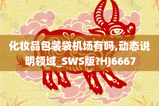 化妆品包装袋机场有吗,动态说明领域_SWS版?HJ6667