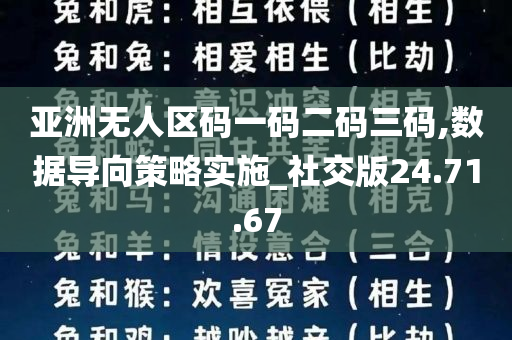 亚洲无人区码一码二码三码,数据导向策略实施_社交版24.71.67