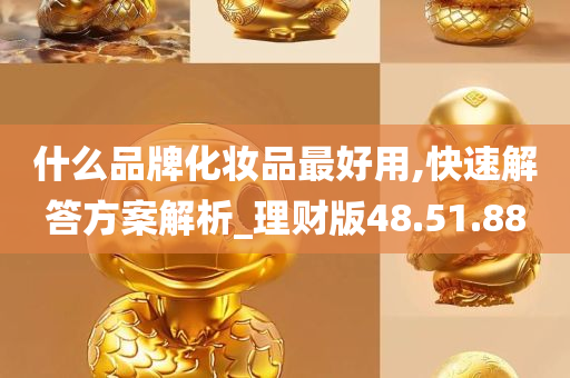 什么品牌化妆品最好用,快速解答方案解析_理财版48.51.88