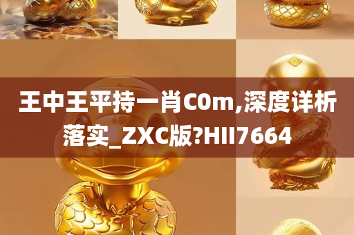 王中王平持一肖C0m,深度详析落实_ZXC版?HII7664