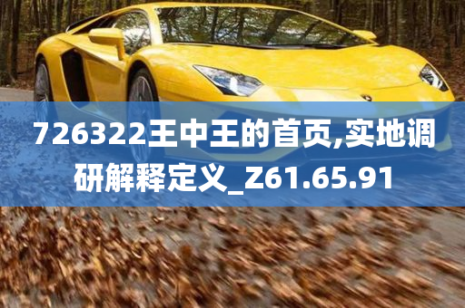 726322王中王的首页,实地调研解释定义_Z61.65.91