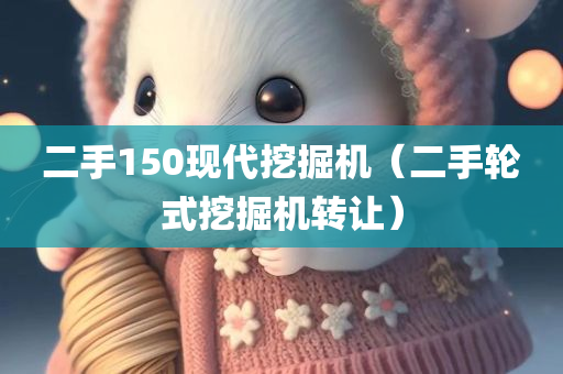 二手150现代挖掘机（二手轮式挖掘机转让）