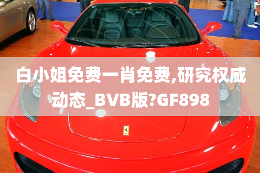 白小姐免费一肖免费,研究权威动态_BVB版?GF898