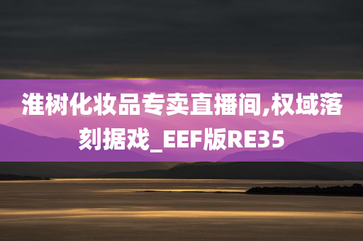 淮树化妆品专卖直播间,权域落刻据戏_EEF版RE35