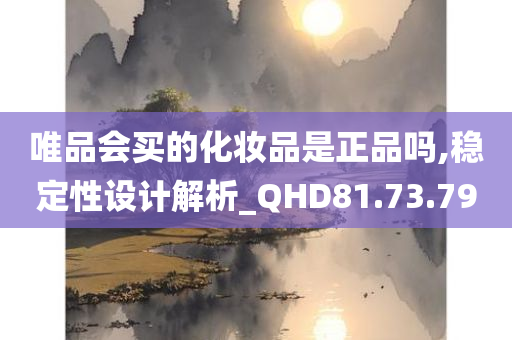 唯品会买的化妆品是正品吗,稳定性设计解析_QHD81.73.79