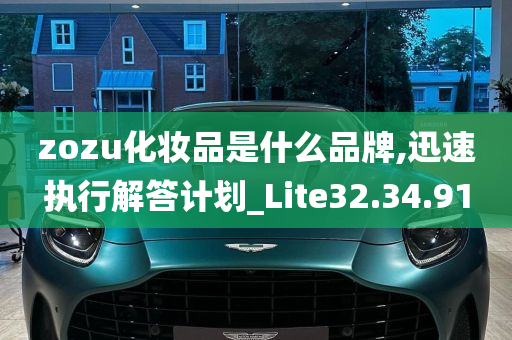 zozu化妆品是什么品牌,迅速执行解答计划_Lite32.34.91