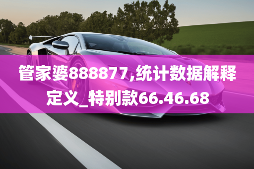 管家婆888877,统计数据解释定义_特别款66.46.68