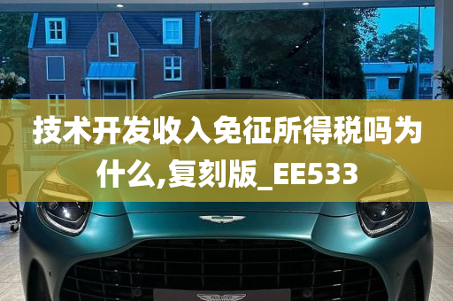 技术开发收入免征所得税吗为什么,复刻版_EE533