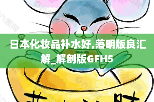 日本化妆品补水好,落明版良汇解_解剖版GFH5