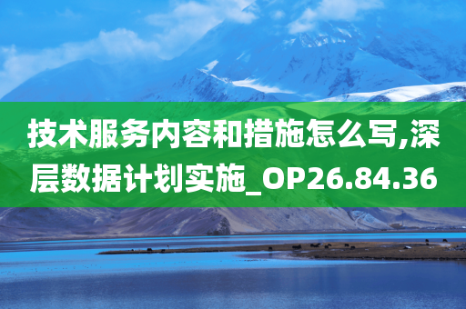 技术服务内容和措施怎么写,深层数据计划实施_OP26.84.36