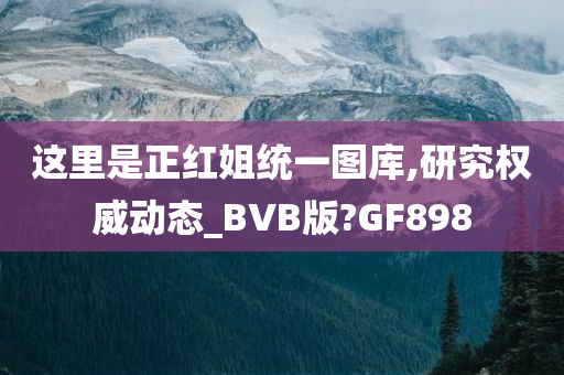 这里是正红姐统一图库,研究权威动态_BVB版?GF898