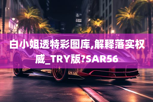 白小姐透特彩图库,解释落实权威_TRY版?SAR56