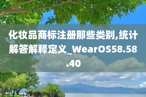 化妆品商标注册那些类别,统计解答解释定义_WearOS58.58.40